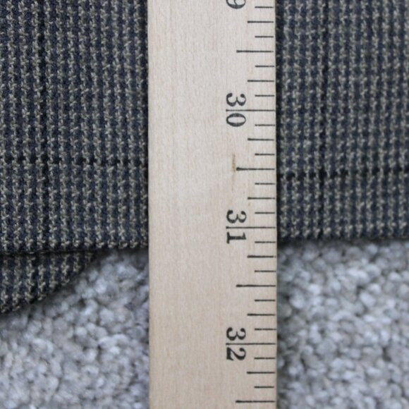 Oscar de la Renta Blazer Men 42R Gray Wool/Cashmere 2 Button Ventless Sport Coat - Picture 12 of 15